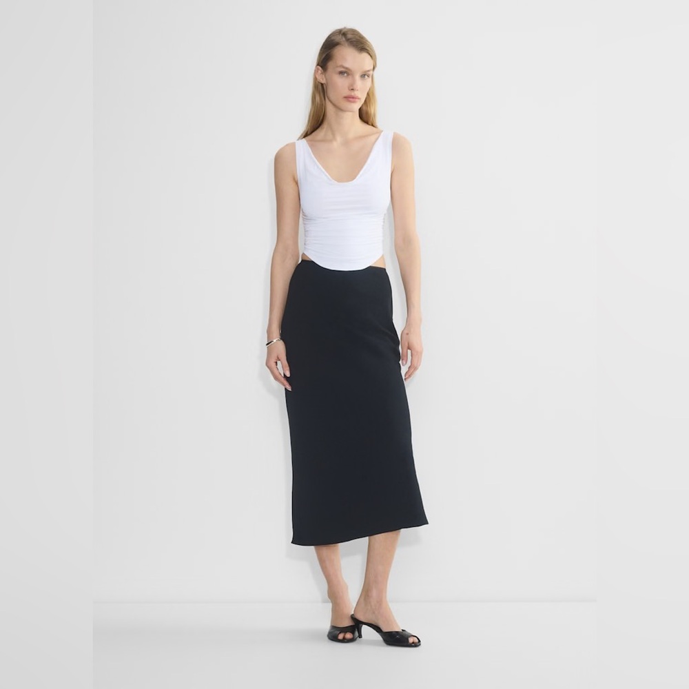 Aritzia Wilfred Parfait Top in White